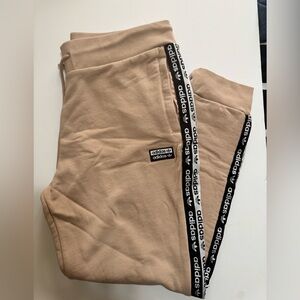 Adidas women rose Joggers with Logo Stripes